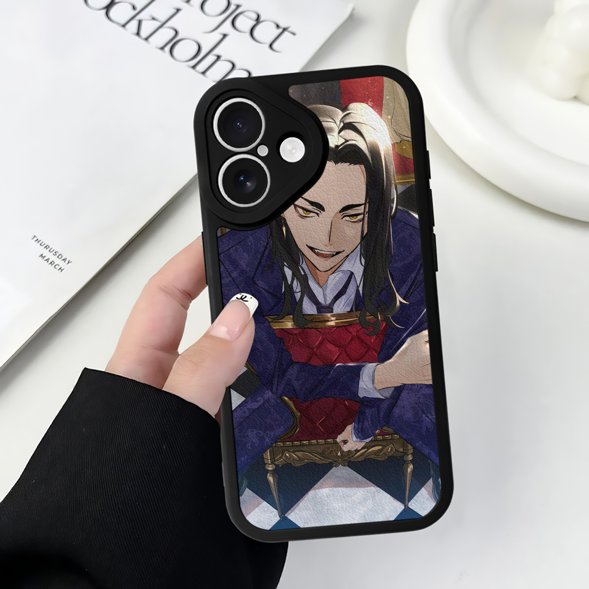 （画像用） 東京リベンジャーズ Tokyo Revengers 【iPhone 16シリーズ対応】シリコンスマホケース（レザー調） 材質：シリコン